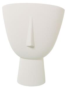 Vase Alexandra House Living Ecru Ceramic Face 27 x 27 x 36 cm