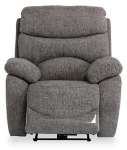 Seville Fabric Electric Reclining Armchair | Beige Grey | Roseland