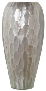 Vase Alexandra House Living Silver Ceramic 25 x 25 x 54 cm