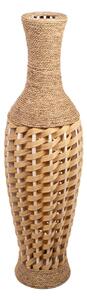 Floor vase Alexandra House Living Brown PVC Natural Fibre 29 x 100 x 29 cm