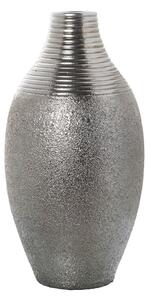 Vase Alexandra House Living Silver Ceramic 26 x 27 x 49 cm