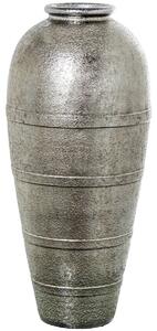 Vase Alexandra House Living Silver Ceramic 33 x 34 x 84 cm