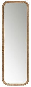 Wall mirror Romimex Natural Rattan Window 50 x 50 x 3 cm 50 x 160 x 3 cm