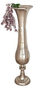 Floor vase Alexandra House Living Silver Aluminium 30 x 118 x 30 cm