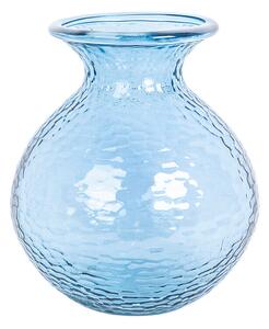 Vase Romimex Blue recycled glass Spherical 29 x 33 x 29 cm