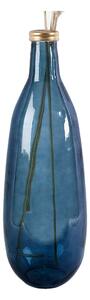 Floor vase Alexandra House Living Blue Golden recycled glass 25 x 75 x 25 cm