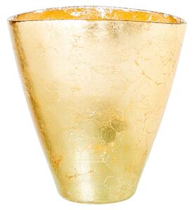 Vase Alexandra House Living Golden Crystal 28 x 46 x 23 cm