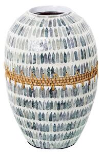 Vase Alexandra House Living Mother of pearl 25 x 25 x 32 cm