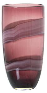 Vase Alexandra House Living Red Crystal 15 x 15 x 27 cm