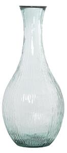 Floor vase Alexandra House Living Transparent Crystal 31 x 31 x 69 cm