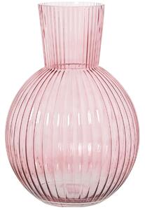 Vase Alexandra House Living Pink Crystal 23 x 23 x 34 cm