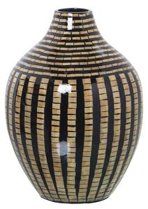 Vase Alexandra House Living Wood Bamboo 25 x 25 x 35 cm