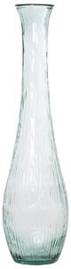 Floor vase Alexandra House Living Transparent Crystal 24 x 24 x 91 cm