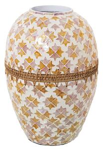 Vase Alexandra House Living Mother of pearl 24 x 24 x 32 cm