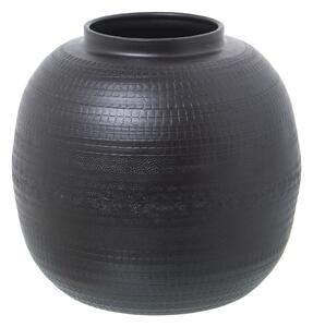 Vase Alexandra House Living Black Metal 23 x 23 x 23 cm