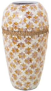 Vase Alexandra House Living Mother of pearl 22 x 22 x 41 cm