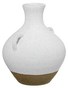 Vase Alexandra House Living White Ceramic 23 x 28 cm With handles