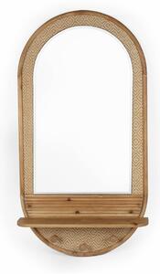 Wall mirror Romimex Natural Wood 60 x 120 x 13 cm