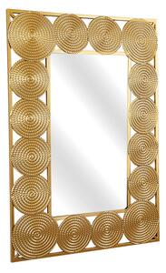 Wall mirror Romimex Golden Metal 96 x 67 x 8 cm