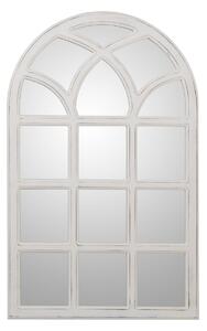 Wall mirror Alexandra House Living White Wood Worn Window 4 x 76 x 50 cm