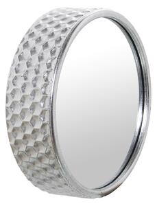 Wall mirror Alexandra House Living Silver Metal 9 x 28 x 28 cm Circular