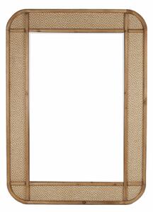 Wall mirror Romimex Natural Wood 81 x 112 x 3 cm