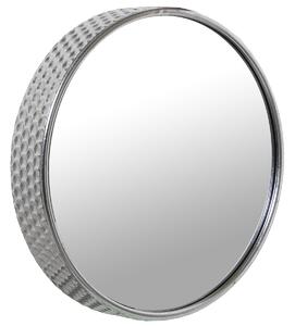 Wall mirror Alexandra House Living Silver Metal 9 x 45 x 46 cm Circular