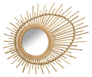 Wall mirror Alexandra House Living Natural Fibre 2 x 36 x 45 cm Oval