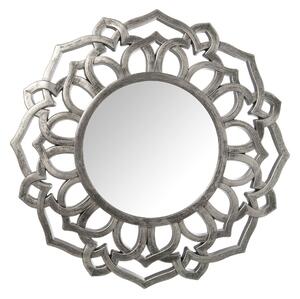 Wall mirror Alexandra House Living Silver Plastic 4 x 55 x 57 cm Circular