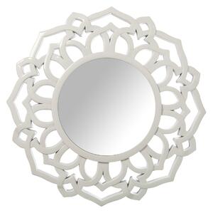 Wall mirror Alexandra House Living White Plastic 4 x 54 x 57 cm Circular