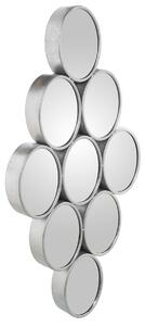 Wall mirror Alexandra House Living Silver Metal Circles 9 x 71 x 39 cm