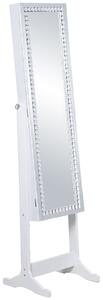 Free standing mirror Alexandra House Living White 46 x 36 x 158 cm Rectangular