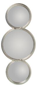 Wall mirror Alexandra House Living Silver Metal Circles 2 x 23 x 58 cm