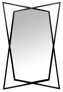 Wall mirror Alexandra House Living Black Metal Geometric 7 x 85 x 58 cm