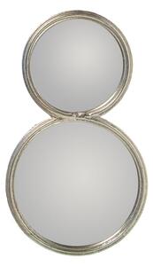 Wall mirror Alexandra House Living Silver Metal Circles 2 x 24 x 41 cm