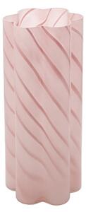Hestia Pink Swirl Glass Vase