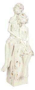 Decorative Figure Romimex White Resin Kids 15 x 39 x 12 cm