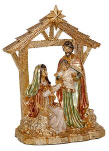 Christmas nativity set Romimex Multicolour Resin 22 x 28 x 11 cm