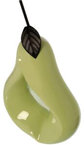 Decorative Figure Alexandra House Living Green Ceramic Pear 21,5 x 10,5 x 38 cm