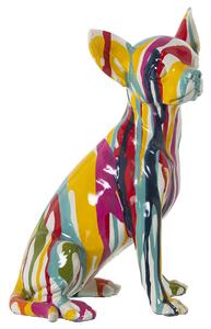 Decorative Figure Alexandra House Living Multicolour Plastic Dog Paint 14 x 19 x 28 cm