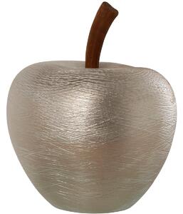 Decorative Figure Alexandra House Living Ceramic Apple Silver 37 x 36 x 52 cm