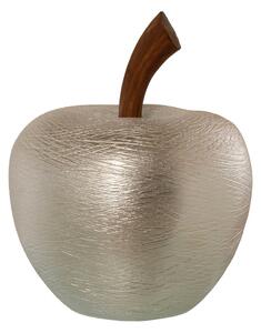 Decorative Figure Alexandra House Living Ceramic Apple Silver 31 x 30 x 40 cm