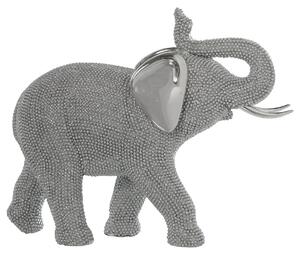 Decorative Figure Alexandra House Living Silver Plastic Elephant 13 x 29 x 24 cm