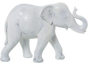 Decorative Figure Alexandra House Living White Plastic Elephant 14 x 21 x 29 cm