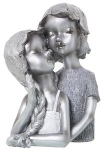 Decorative Figure Alexandra House Living Silver Plastic Kids 16 x 20 x 29 cm