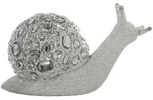 Decorative Figure Alexandra House Living Silver Plastic Snail 16 x 29 x 20 cm