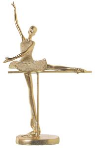 Decorative Figure Alexandra House Living Golden Plastic Ballerina 16 x 27 x 39 cm