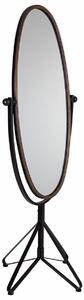 Free standing mirror Alexandra House Living Brown Golden Metal Mirror 57 x 163 x 66 cm