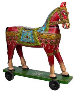 Decorative Figure Alexandra House Living Mango wood Horse 36 x 96 x 86 cm