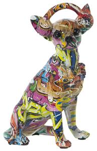 Decorative Figure Alexandra House Living Multicolour Plastic Dog Headphones 14 x 26 x 19 cm